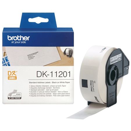 Picture of Brother DK-11201 Standard Address Label 29mm x 90mm 400 Labels per Roll