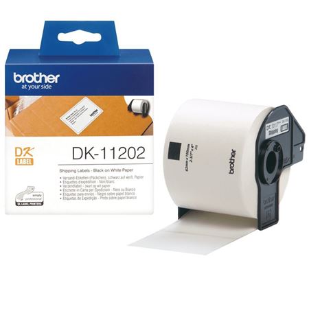 Picture of Brother DK-11202 Shipping Label 62mm x 100mm 300 Labels per Roll