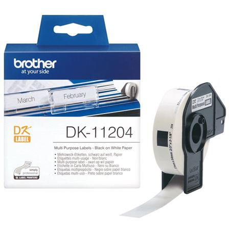 Picture of Brother DK-11204 Multi-Purpose Label 17mm x 54mm 400 Labels per Roll