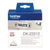 Picture of Brother DK-22212 White Vinyl Film 62mm x 15.24m