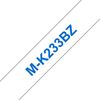 Picture of Brother MK233B 12mm Blue on White Non-Laminated Label Tape 8m (PT-M95)