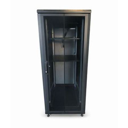 Picture of Cattex 27U 600x1000 Floor Server Cabinet - Glass - Networking
