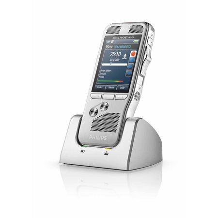 Picture of Philips DPM8200 PocketMemo Professional Dictation Recorder with Docking Station