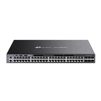 Picture of TP-Link Omada SG6654XHP 48-Port Gigabit Stackable L3 Managed PoE+ Switch with 6 10GE SFP+