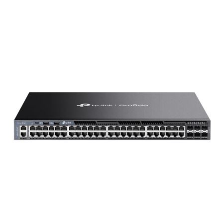 Picture of TP-Link Omada SG6654X 48-Port Gigabit Stackable L3 Managed Switch with 6 10GE SFP+ Slots