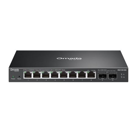 Picture of TP-Link Omada ES210X-M2 8-Port 2.5GBASE-T Easy Managed Switch with 2 10GE SFP+ Slots