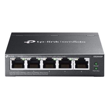 Picture of TP-Link Omada ES205GP 5-Port Gigabit Easy Managed Switch with 4-Port PoE+