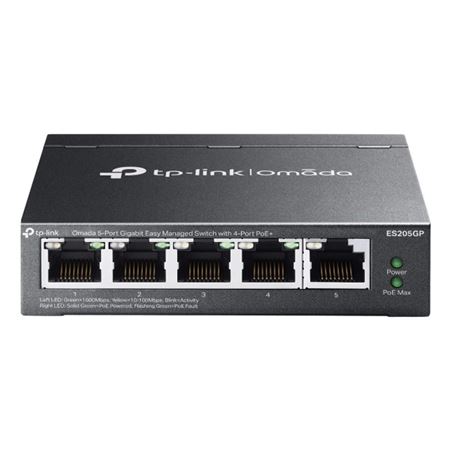 Picture of TP-Link Omada ES205GP 5-Port Gigabit Easy Managed Switch with 4-Port PoE+