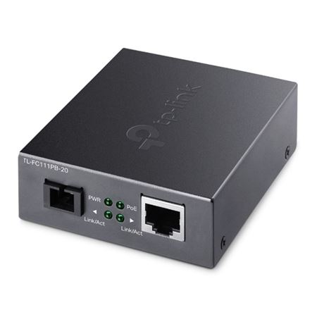 Picture of TP-Link FC111PB-20 10/100 WDM Bi-Directional Media Converter with PoE