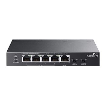 Picture of TP-Link TL-SG1005P-PD 5-Port Gigabit Desktop Switch with 1-Port PoE++ In and 4-Port PoE+