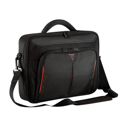 Picture of Targus Classic 15-15.6" Clamshell Laptop Case, Black/Red