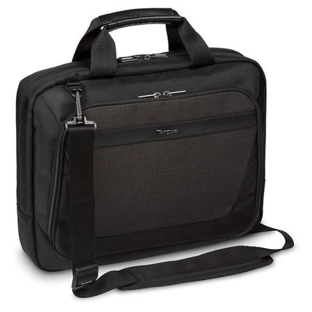 Picture of Targus CitySmart Essential 12.5-14" Topload Laptop Case, Black/Grey