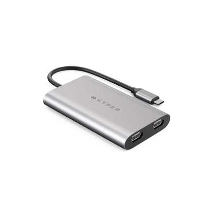 Picture of Targus HyperDrive USB-C to Dual HDMI Adapter with USB-C PD
