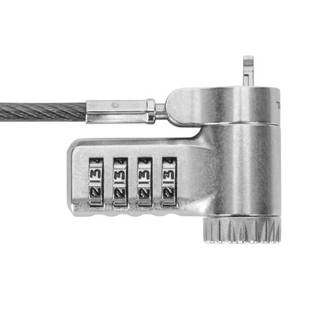Picture of Targus DEFCON 3-in-1 Combination Cable Lock, Resettable, Universal Head