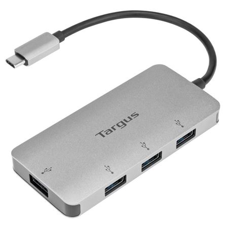 Picture of Targus USB-C 4-Port USB Hub, Aluminium