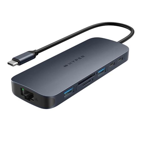 Picture of Targus HyperDrive EcoSmart Gen2 11-in-1 USB-C Hub, Dual HDMI, 140W PD