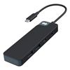 Picture of Targus HyperDrive Flex 4-Port USB-C Combo Hub, Black