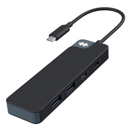 Picture of Targus HyperDrive Flex 4-Port USB-C Combo Hub, Black