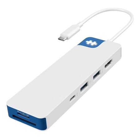 Picture of Targus HyperDrive Flex 8-Port USB-C Hub, Blue