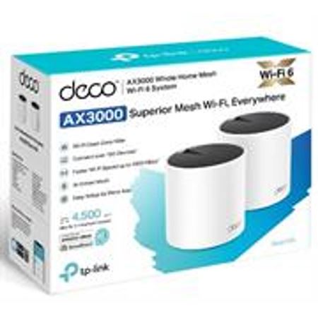 Picture of TP Link Deco X55 AX3000 Whole Home Mesh WiFi 6 System (2 Pack)