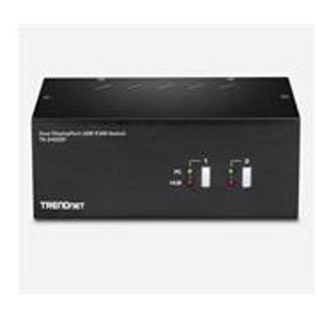 Picture of TrendNet 2-Port Dual Monitor DisplayPort KVM Switch