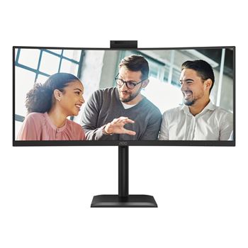 Picture of AOC CU34E4CW 34" Curved WQHD 120Hz USB-C Monitor with Webcam