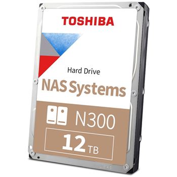 Picture of Toshiba N300 12TB 3.5" SATA NAS Hard Drive 7200RPM