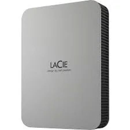 Picture of LaCie Mobile Drive Secure 4TB USB-C Portable Hard Drive - Silver