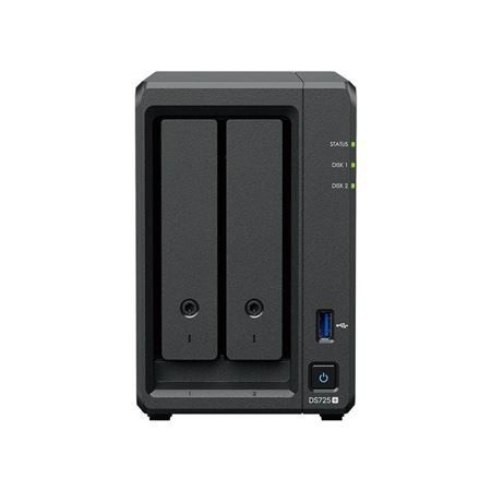 Picture of Synology DiskStation DS725+ 2-Bay NAS AMD Ryzen R1600 4GB