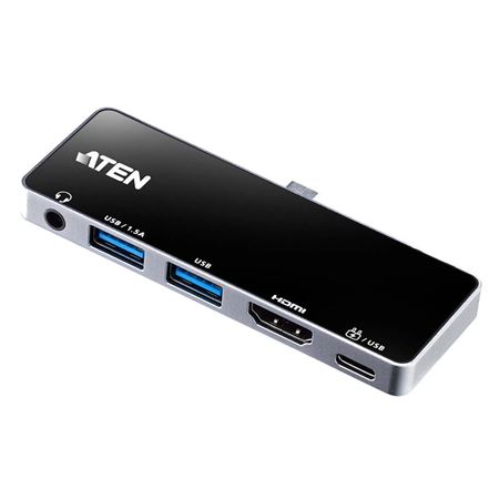 Picture of ATEN UH3238 USB-C 5-in-1 Travel Dock with Power Pass-Through