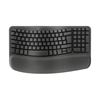 Picture of Logitech Wave Keys Wireless Ergonomic Keyboard - Graphite