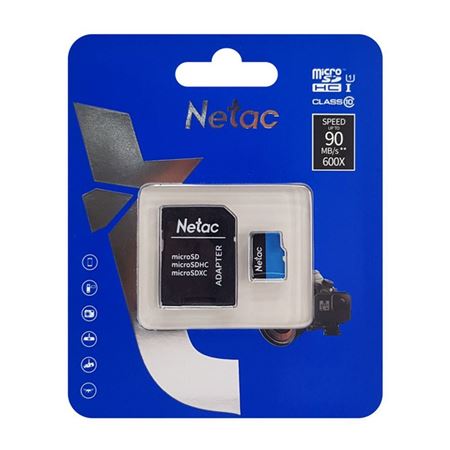 Picture of Netac P500 Standard 64GB MicroSDXC Memory Card