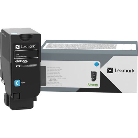 Picture of Lexmark 24B7557 Cyan Toner Cartridge, 15,000 pages