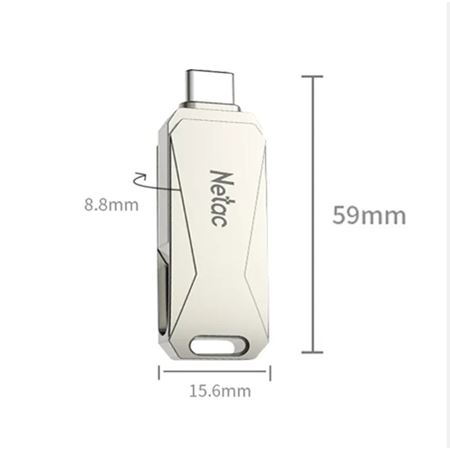 Picture of Netac U782C 32GB USB 3.2 and Type-C Dual Flash Drive