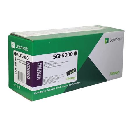 Picture of Lexmark 56F5000 Black Return Programme Toner Cartridge, 6,000 pages
