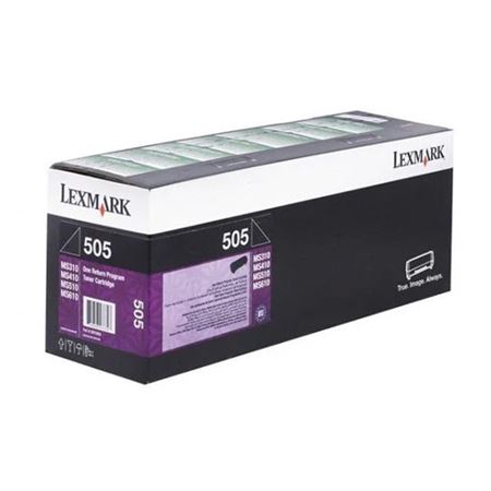 Picture of Lexmark 50F5000 Black Return Programme Toner Cartridge, 1,500 pages