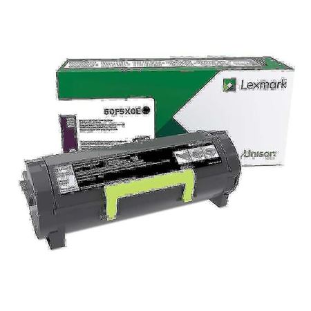 Picture of Lexmark 50F5X0E Black Corporate Toner Cartridge, 10,000 pages