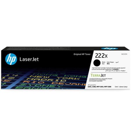 Picture of HP 222X High Yield Original Black LaserJet Toner Cartridge