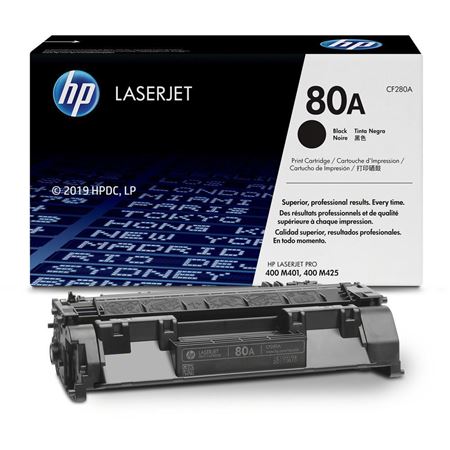Picture of HP 80A Original Black LaserJet Toner Cartridge