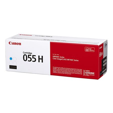 Picture of Canon Toner Cartridge 055H High Yield Cyan