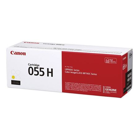 Picture of Canon Toner Cartridge 055H High Yield Yellow