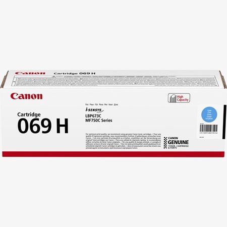Picture of Canon Toner Cartridge 069H High Yield Cyan