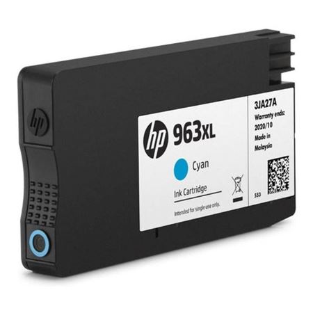 Picture of HP 963XL High Yield Original Cyan Ink Cartridge