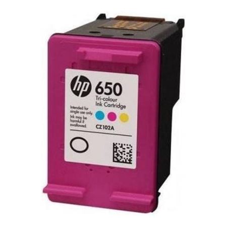 Picture of HP 650 Tricolor Ink Advantage Cartridge