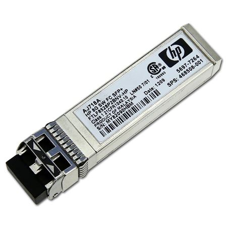 Picture of HPE 8Gb Short Wave Fibre Channel SFP+ Transceiver 1 Pack AJ718A