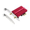 Cudy WE4000 AX5400 WiFi 6E and Bluetooth Tri Band PCIe Card with External Antenna
