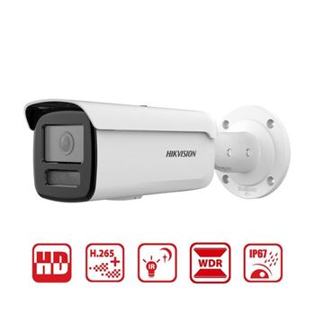 Hikvision DS-2CD2T26G2-ISU/SL 2MP AcuSense 4mm Fixed Bullet Camera with Strobe and Alarm