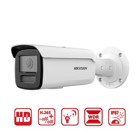 Hikvision DS-2CD2T26G2-ISU/SL 2MP AcuSense 4mm Fixed Bullet Camera with Strobe and Alarm