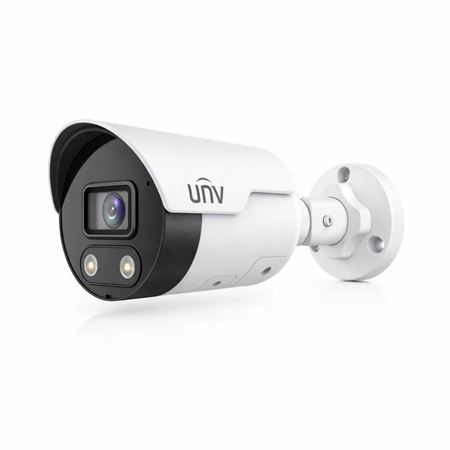 Uniview IPC2124SB-ADF28KMC-I1 Prime1 4MP WDR Dual Light Alarm Bullet IP Camera 2.8mm