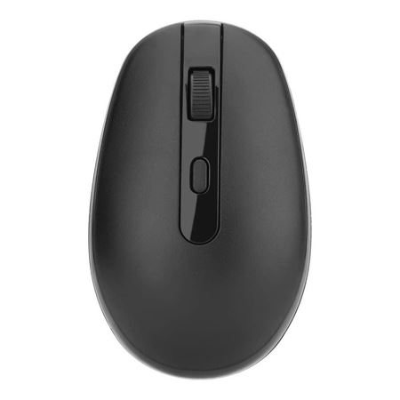 Rii RM700 2.4G Soft Click Wireless Mouse Black with Nano USB Receiver